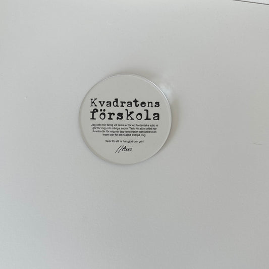 Glasunderlägg - Förskola