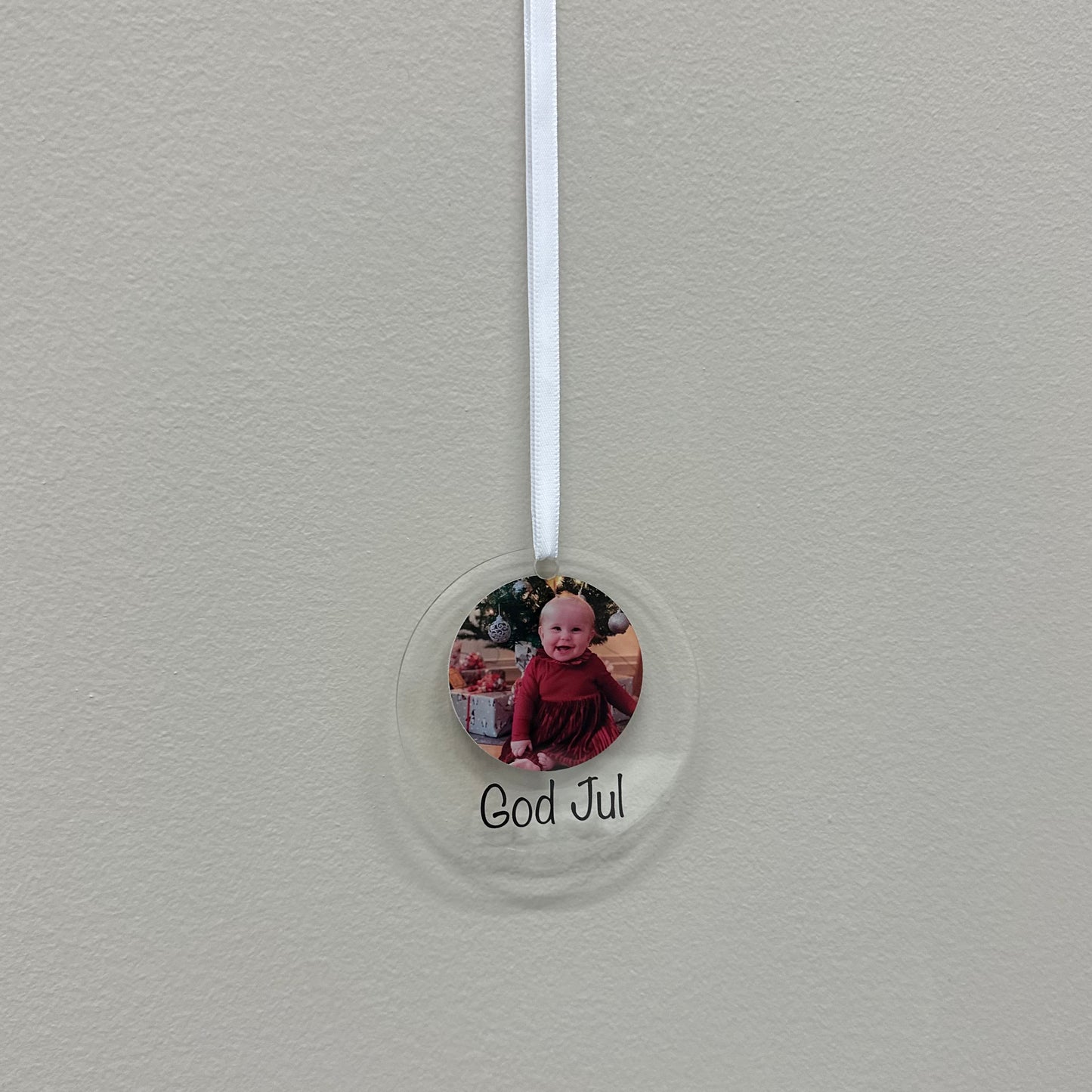 Christmas ornament - Picture & text 
